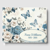 Memorial Chinoiserie Flowers and Butterflies Gastenboek (Voorkant)