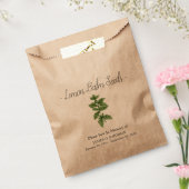 Memorial Citroenmelisse Zaad Begrafenis Bedankzakje (Gezegeld)