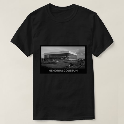 Memorial Coliseum - Black T-shirt (Design voorkant)