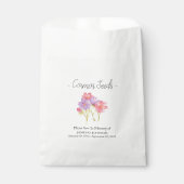 Memorial Cosmos Seed begrafenis Bedankzakje (Voorkant)