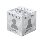 Memorial Custom Photo Kubus (Achter hoekig)