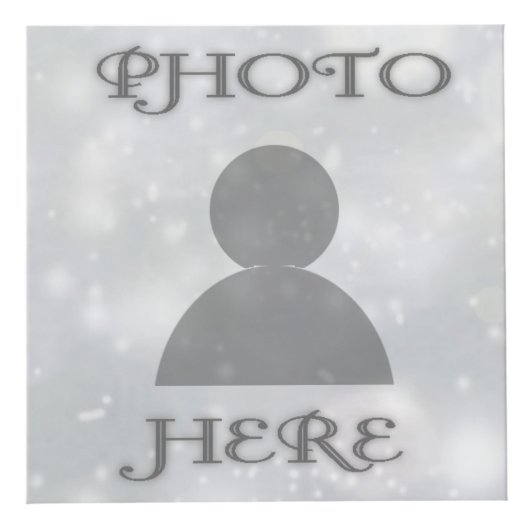 Memorial Custom Photo Kubus (Voorkant)