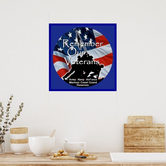 MEMORIAL DAAGSE POSTER afdrukken (Keuken)