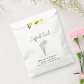 Memorial Daffodil zaad begrafenis Bedankzakje (Gezegeld)