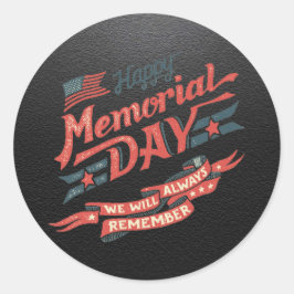 Memorial Dag Ronde Sticker