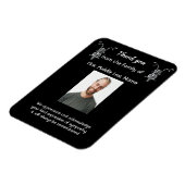 Memorial Dank u Foto Motorfiets Biker Magneet (Linkerzijde)