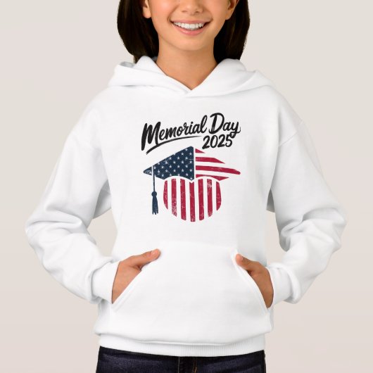 Memorial Day 2025 Patriottisch - Afstudeercap (Voorkant)