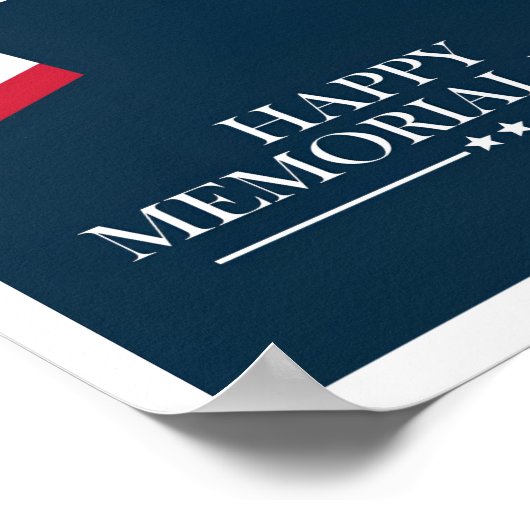 Memorial Day afbeelding Poster (Hoek)