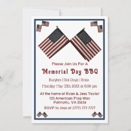 Memorial Day American Flag Kaart
