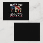 Memorial Day American Flag Patriotic Soldaat US Visitekaartje (Voorkant / Achterkant)