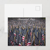 Memorial Day American Flags Briefkaart (Voorkant / Achterkant)