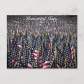 Memorial Day American Flags Briefkaart (Voorkant)