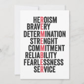 Memorial Day Amerikaanse patriottische veteraan he Bedankkaart (Voorkant)