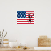 Memorial Day, Amerikaanse vlag Poster (Keuken)
