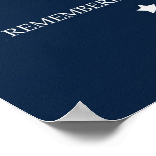 Memorial Day, Amerikaanse vlag Poster (Hoek)