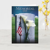 Memorial Day Arlington National Cemetery Kaart (Gele Bloem)