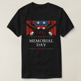 Memorial Day Bald Eagle T-shirt