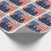 Memorial Day Barbecue Party Cadeaupapier (Hoek)