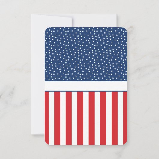 Memorial Day Barbecue Party Kaart (Achterkant)