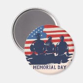 Memorial Day Barbecue Party Magneet (Voorkant / Achterkant)