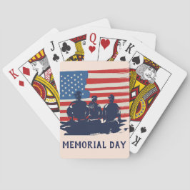 Memorial Day Barbecue Party Pokerkaarten