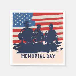 Memorial Day Barbecue Party Servet