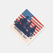 Memorial Day Barbecue Party Servet (Hoek)