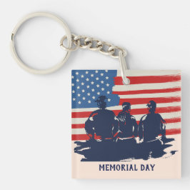 Memorial Day Barbecue Party Sleutelhanger