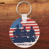 Memorial Day Barbecue Party Sleutelhanger (Voorkant)