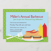 Memorial Day Barbecue Party - Uitnodigingen (Voorkant / Achterkant)