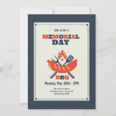 Memorial Day BBQ uitnodiging (Voorkant)
