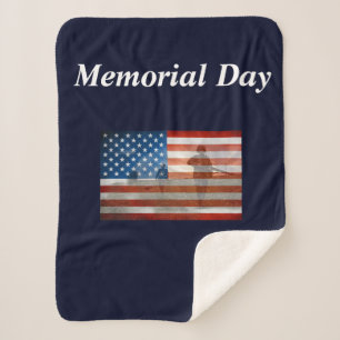 Memorial Day, bedankt voor uw service Sherpa Deken