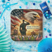 Memorial Day Borden Papieren Bordje (Feest)