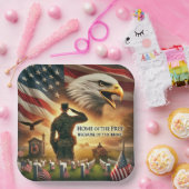 Memorial Day Borden Papieren Bordje (Feest)