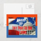 Memorial Day Briefkaart (Voorkant / Achterkant)