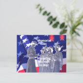 MEMORIAL DAY BRIEFKAART (Staand voorkant)