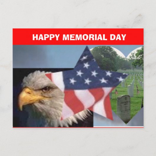 MEMORIAL DAY BRIEFKAART (Voorkant)