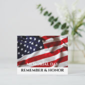 Memorial Day Briefkaart (Staand voorkant)