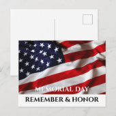 Memorial Day Briefkaart (Voorkant / Achterkant)