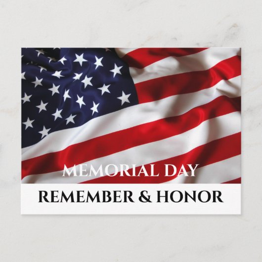 Memorial Day Briefkaart (Voorkant)