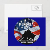 Memorial Day Briefkaart (Voorkant / Achterkant)