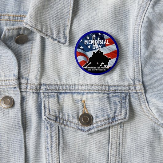 Memorial Day Button (In situ)