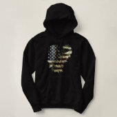 Memorial Day Camo American USA Flag Camouflage 4de Hoodie (Design voorkant)