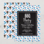 Memorial Day Cook Out Party Grill Stars Kaart (Voorkant / Achterkant)