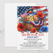 Memorial Day Cookie Party Uitnodiging (Voorkant / Achterkant)