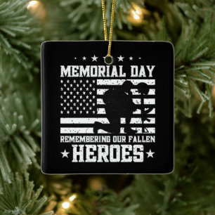Memorial Day Design Veterans Day (Verenigde State Keramisch Ornament