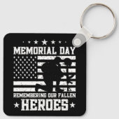 Memorial Day Design Veterans Day (Verenigde State Sleutelhanger (Achterkant)
