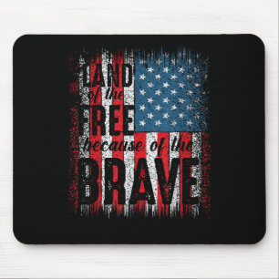 Memorial Day Design voor Amerikaanse Mannen en vro Muismat
