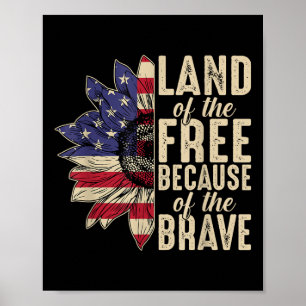 Memorial Day Design voor Amerikaanse Mannen en vro Poster