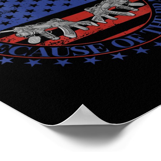 Memorial Day Design voor Amerikaanse Mannen en vro Poster (Hoek)